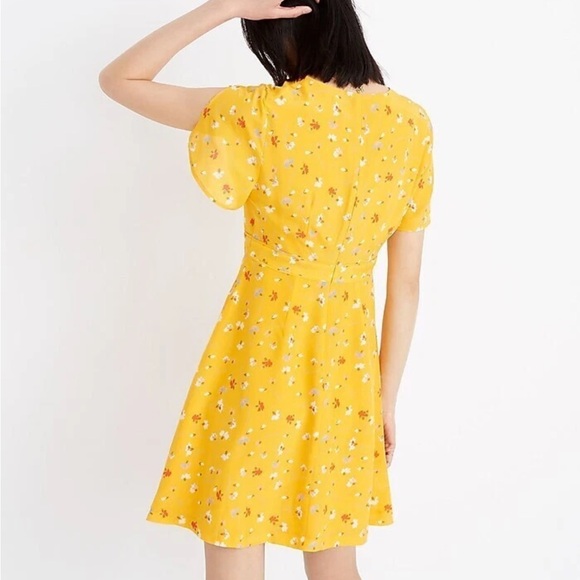 Madewell Belladonna 100% silk floral dress - Picture 2 of 10